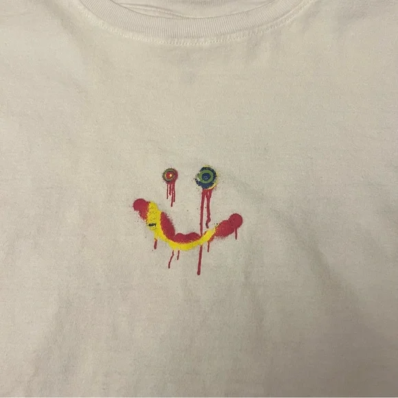 BoohooMAN White Oversized Official Man Long Sleeve Tee, Size XL - Picture 6 of 13